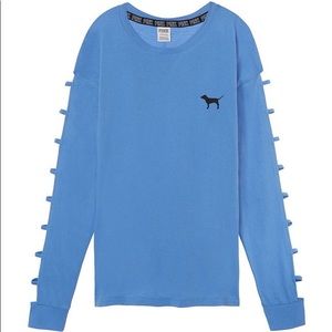 PINK Victoria’s Secret Ladder Sleeve Top